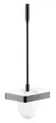 AXOR-HG-AXOR-Universal-Softsquare-Toilettenbuerstenhalter-Wandmontage-Polished-Black-Chrome-42835330 gallery number 1